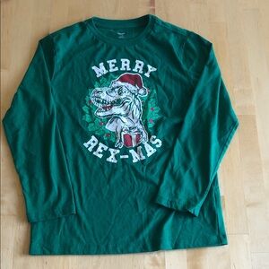 3/10 Green Merry Rex-Mas Long Sleeve Shirt